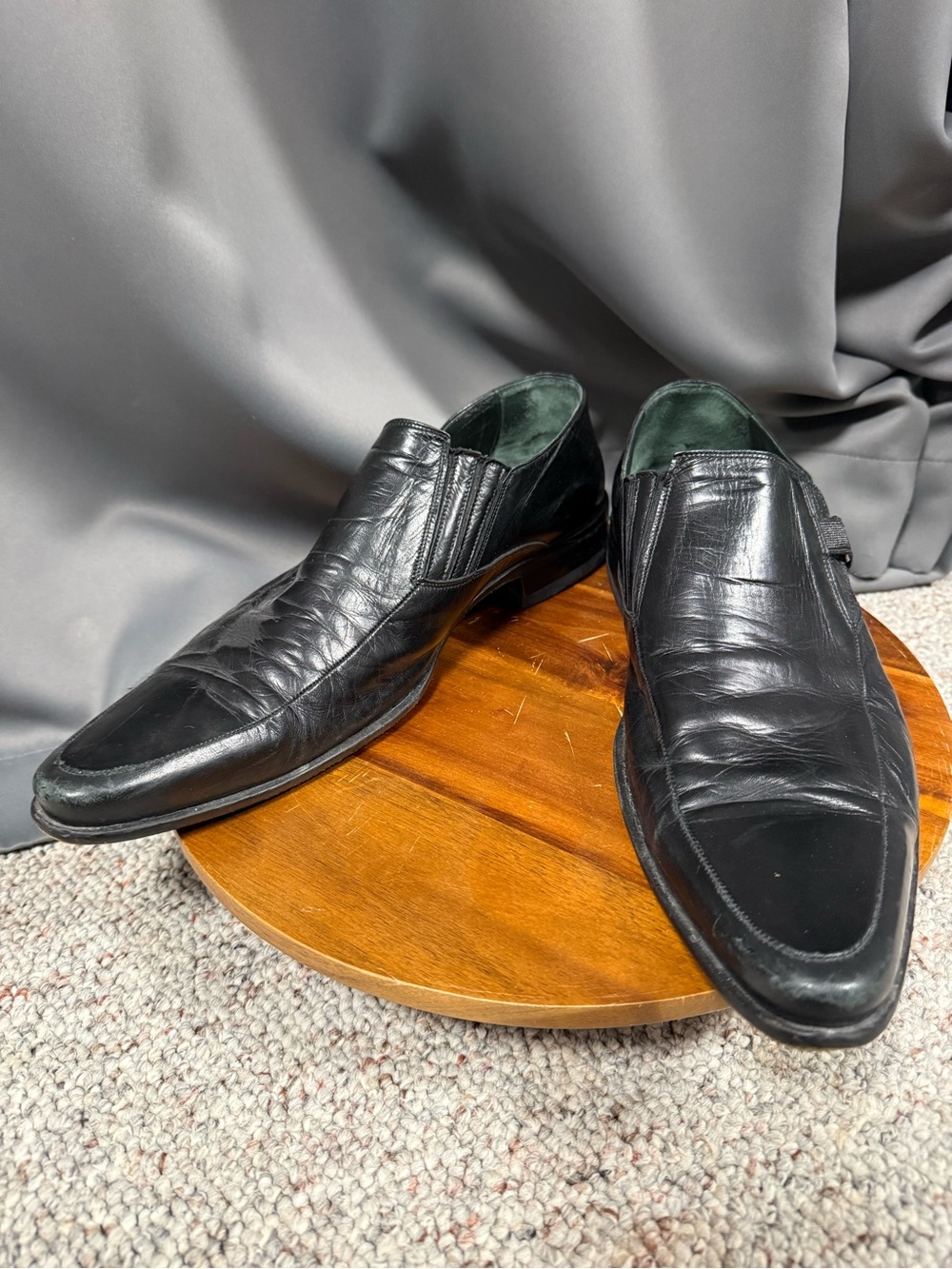 Dino Bigioni black single monk shoes size 43
